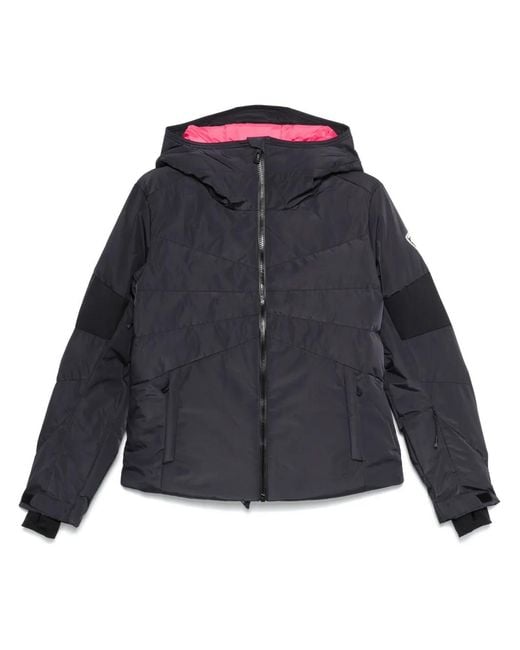Rossignol Blue Quilted Puffer Ski Jacket