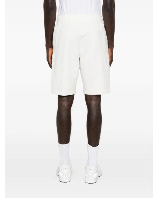 Parajumpers White Multiple-Pocket Shorts for men