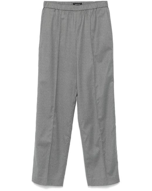Fabiana Filippi Gray Flannel Track Pants