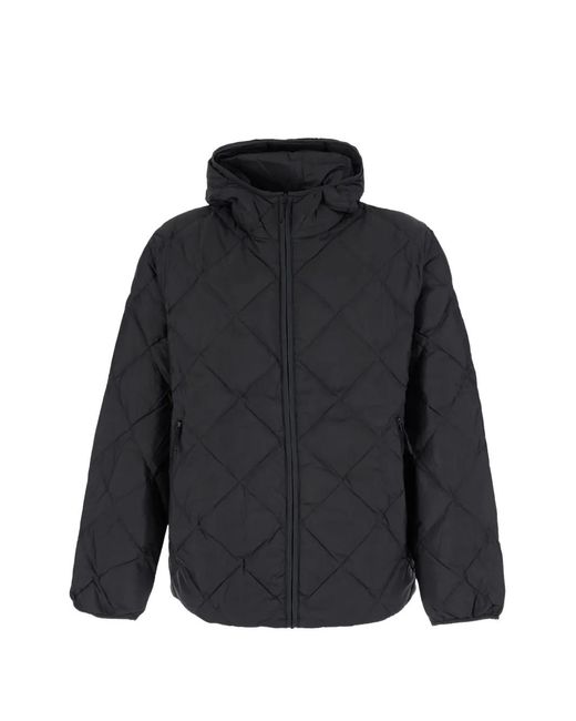 Hiking Patrol Blue Quilted Hooded Jacket for men