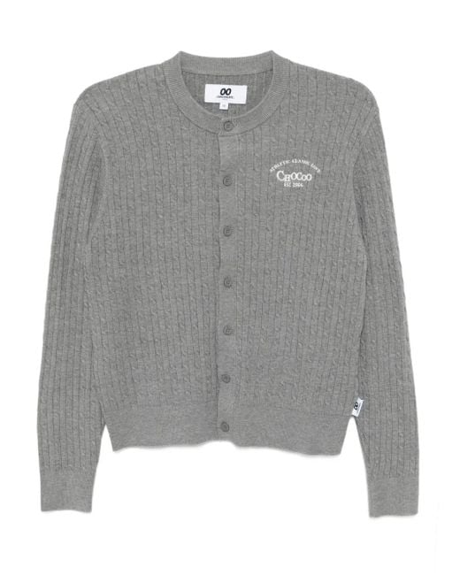 Chocoolate ロゴ カーディガン Gray