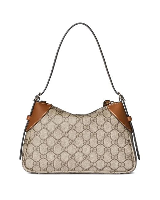 Gucci Natural Cotton Shoulder Bag