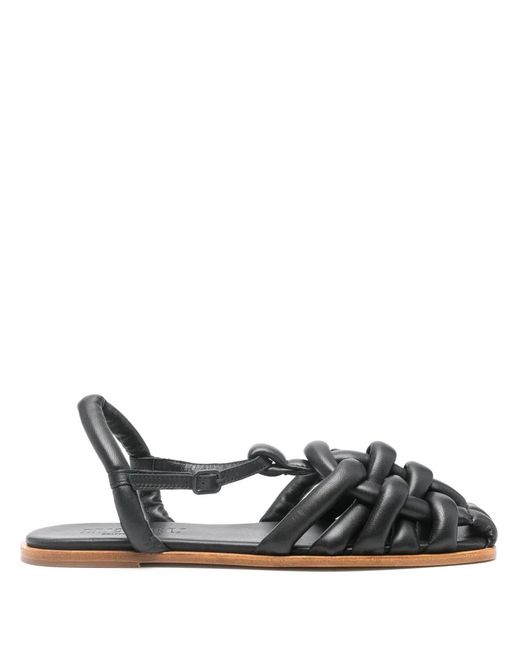 Hereu Black "Cabersa 2" Flat Sandals