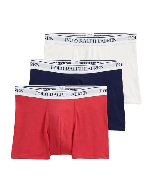 Polo Ralph Lauren Red Logo Boxers (Set Of Three) for men
