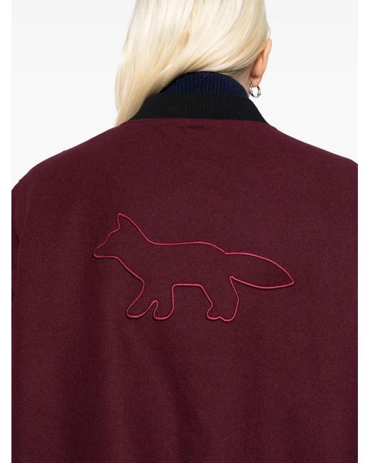 Blusón Teddy Maison Kitsuné de color Purple