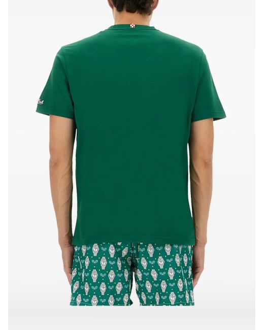 メンズ Mc2 Saint Barth Austin プリント Tシャツ Green