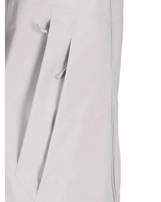 Veilance Gray Hooded Zip-Up Jacket for men