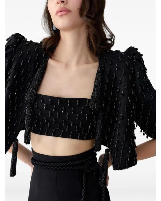Carolina Herrera Black Camila Skinny Trousers