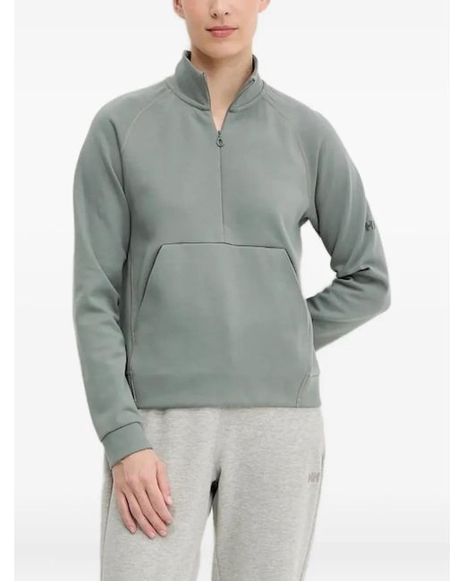 Helly Hansen Gray Half-Zip Kangaroo-Pocket Sweatshirt