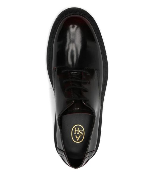 Ash Black Mercury Lace-Up Derby Shoes