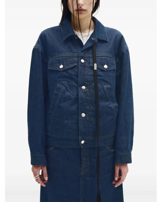 Ann Demeulemeester Denim Jacket Blue