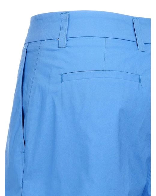 ショートパンツ THELATEST 'Bea' shorts Thelatest Bea Shorts in Blue | Lyst