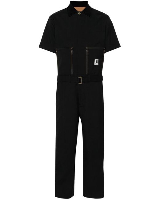 Sacai X Carhartt WIP Suiting Bonding Jumpsuit in Black für Herren