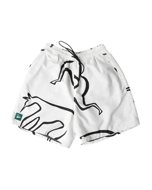 メンズ by Parra Yoga Walk トランクス水着 White
