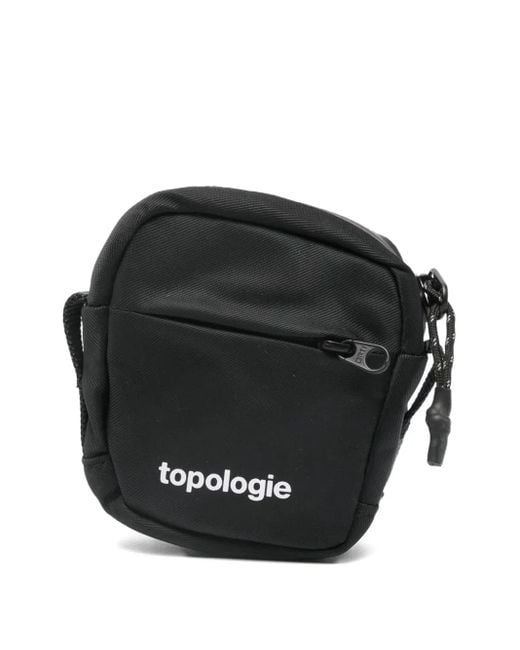 Portachiavi Tinbox Mini Con Zip di Topologie in Black da Uomo