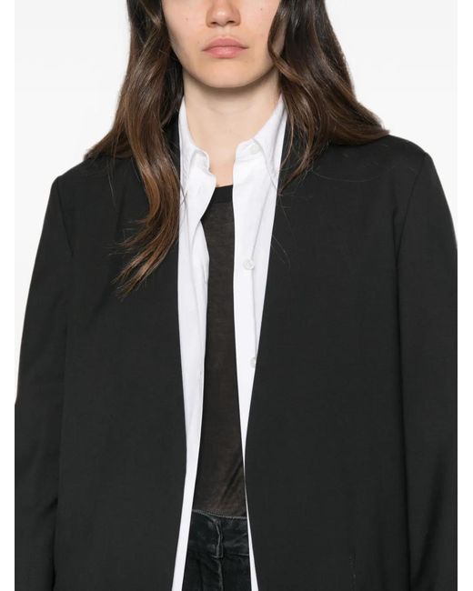 Maison Margiela Black Collarless Jacket