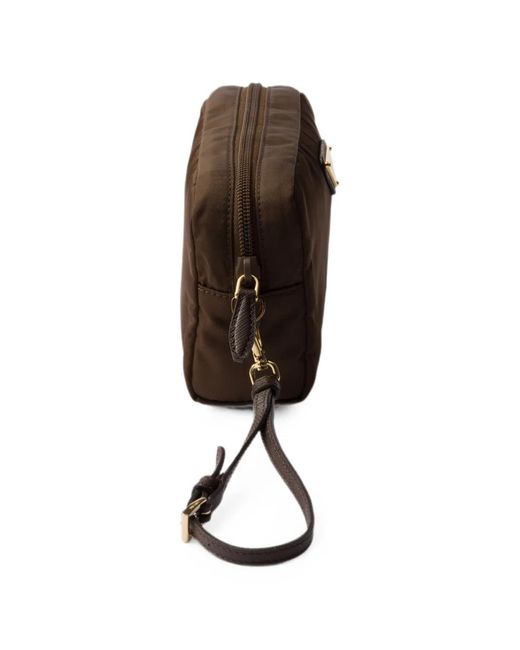 Prada Brown Small Re-Nylon Pouch