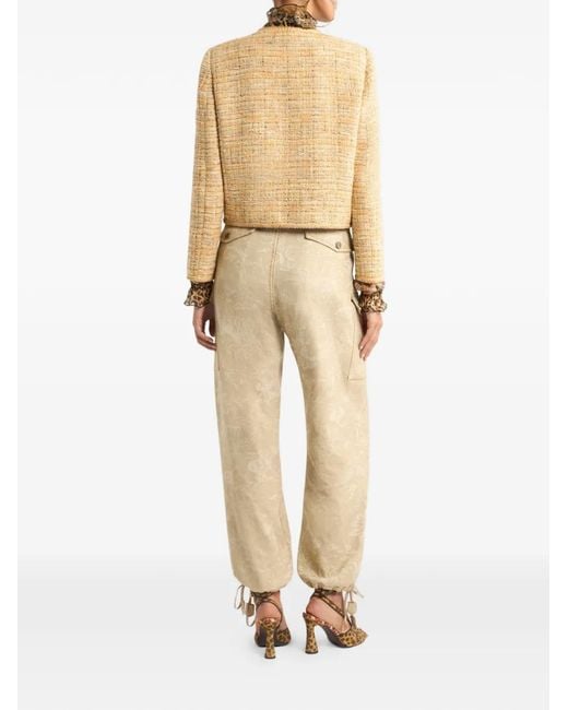 Etro Natural Cotton Viscose Wool Jacket
