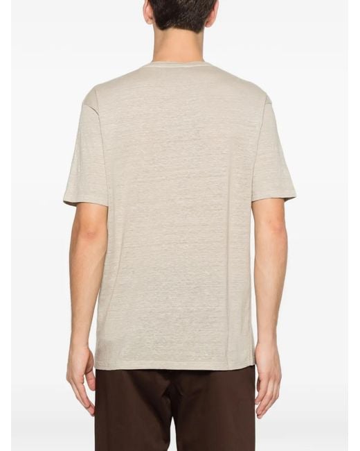 Daniele Fiesoli White Round-Neck Short-Sleeve T-Shirt for men