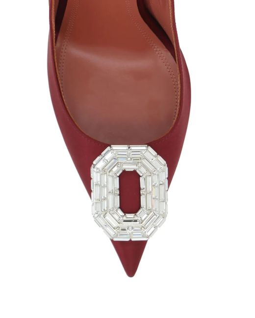 Zapatos Camelia con tacón de 105 mm AMINA MUADDI de color Red