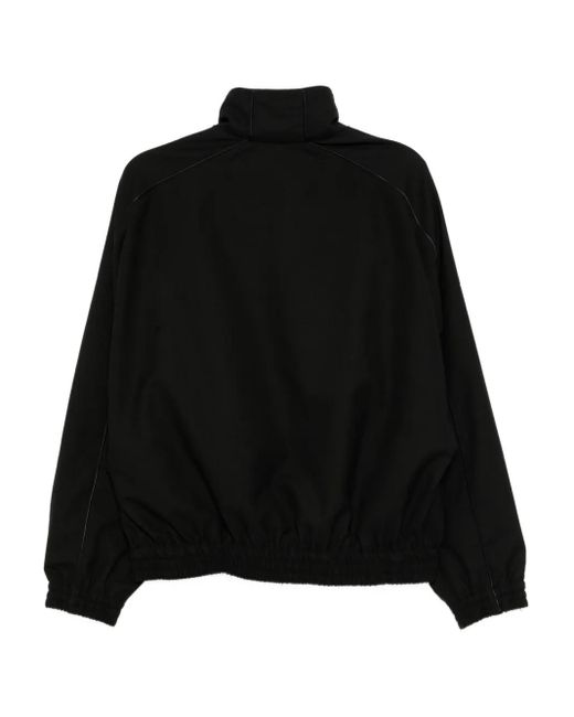 Willy Chavarria Black Zip-Up Jacket for men