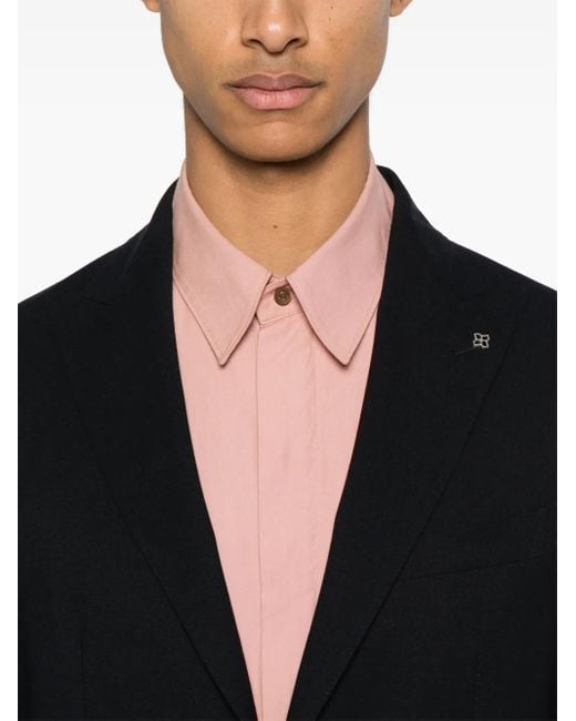 Blazer Monopetto di Tagliatore in Blue da Uomo