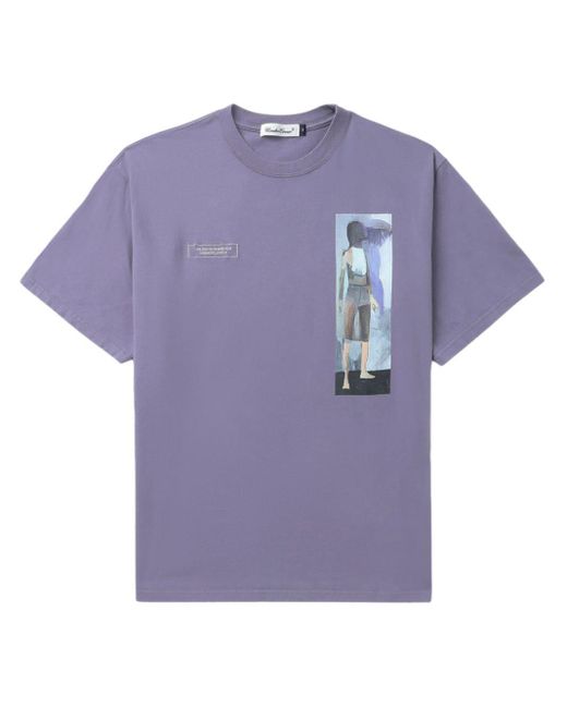 T-shirt x Helen Verhoeven di Undercover in Purple da Uomo