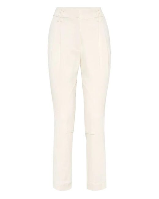 Brunello Cucinelli Equestrian Broek in het White