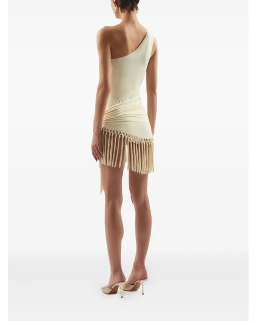 ‎Taller Marmo ワンショルダー水着 White