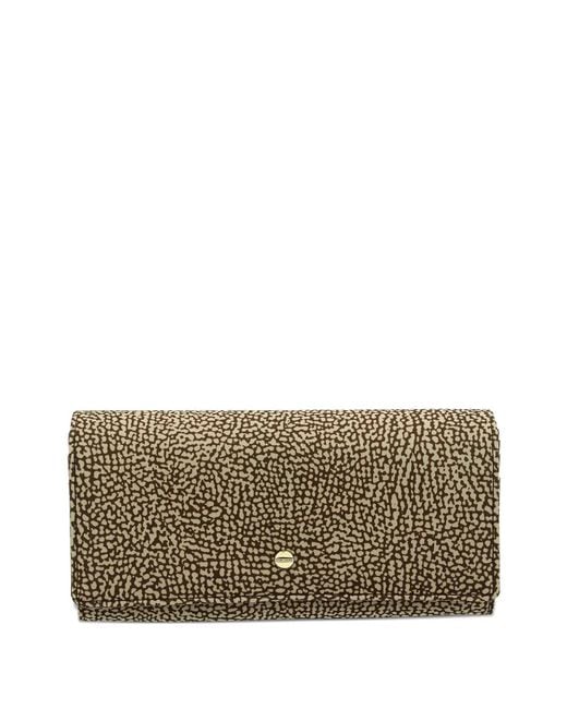 Borbonese Gray Printed Wallet