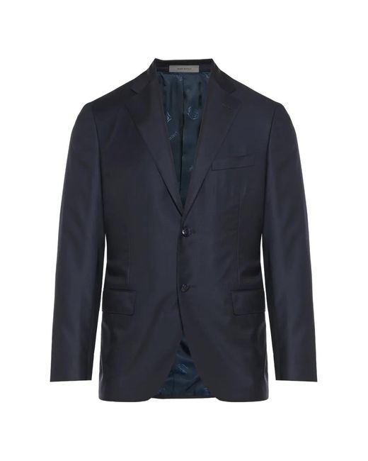 Corneliani メンズ ブルー シングルジャケット 【公式通販】
