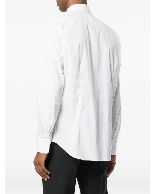 Alessandro Gherardi White Collared Shirt
