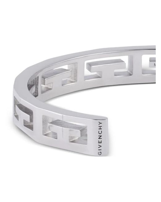 Bracelet Torque À Motif 2G Givenchy pour homme en coloris White
