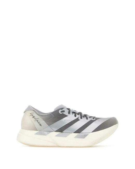 Y-3 White Adios Pro 4 Panelled Sneakers for men