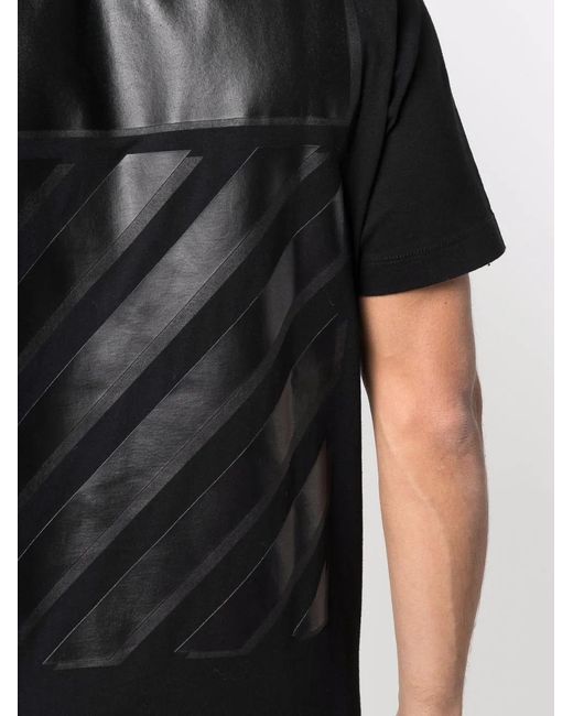 Off-White c/o Virgil Abloh Black Diag Tab T-shirt for men