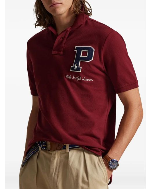 Polo Ralph Lauren Red Logo Polo Shirt for men