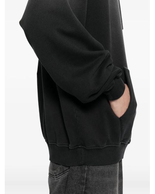 Sudadera 247 Motion con capucha REPRESENT 247 de hombre de color Black