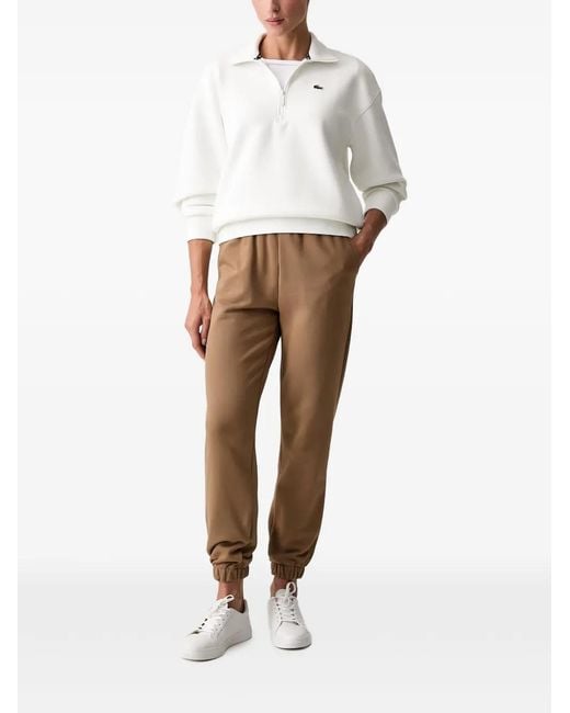 Lacoste Natural Logo-Patch Track Pants