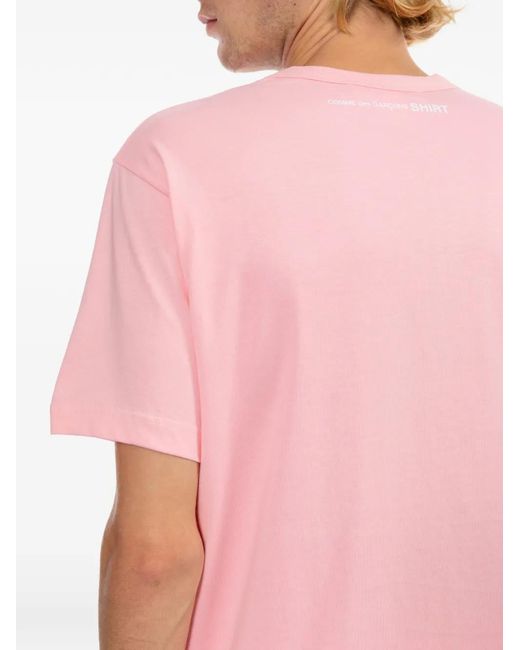 Comme des Garçons Pink Tshirt for men