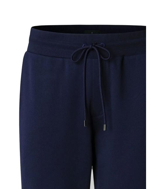 Hackett Blue H-Logo Drawstring Track Pants for men