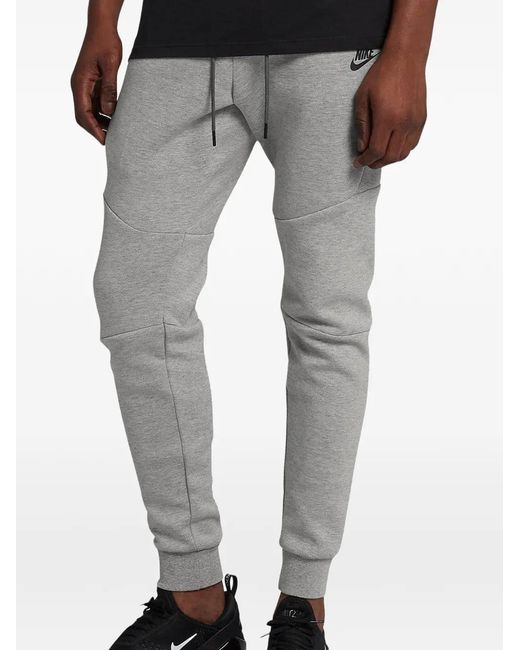 Nike Gray Drawstring Track Pants for men