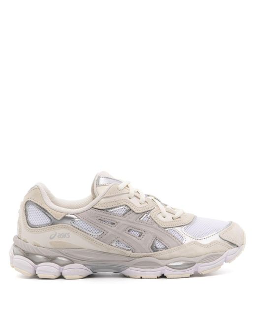 Asics White Gel-nyc Sneakers / Oyster Grey