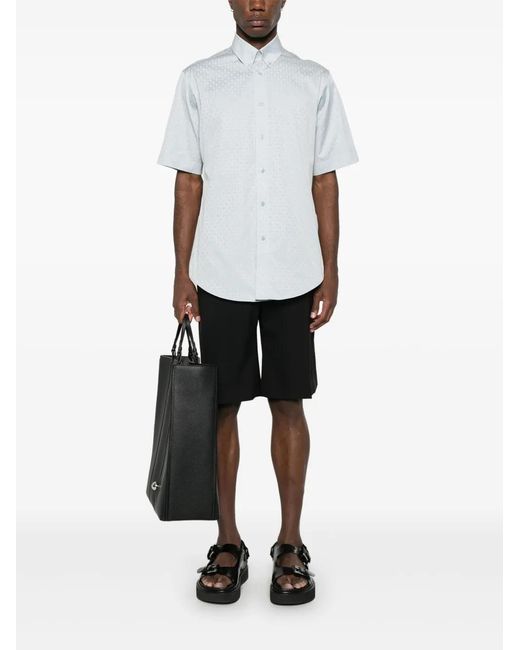 Givenchy White Monogram Shirt for men