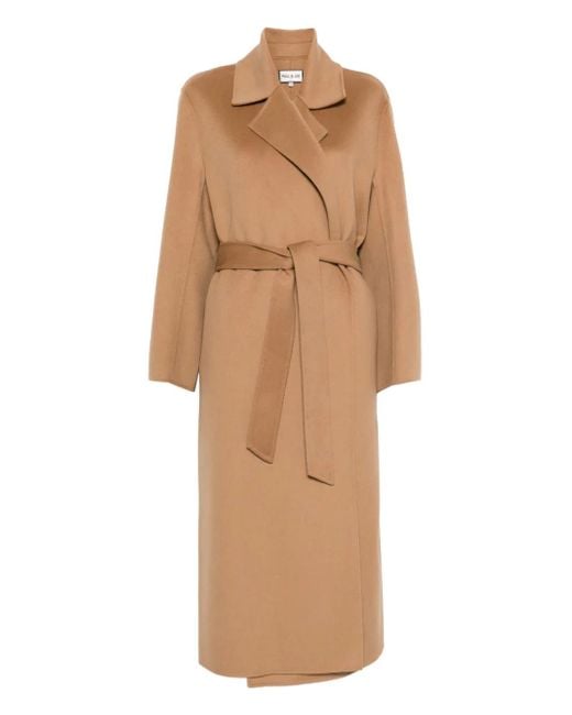 Paul & Joe Natural Belted Coat
