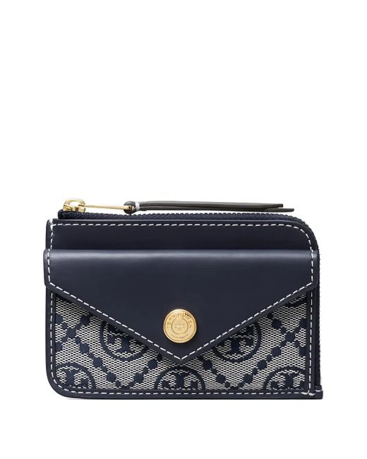 Tory Burch T モノグラム カードケース Blue