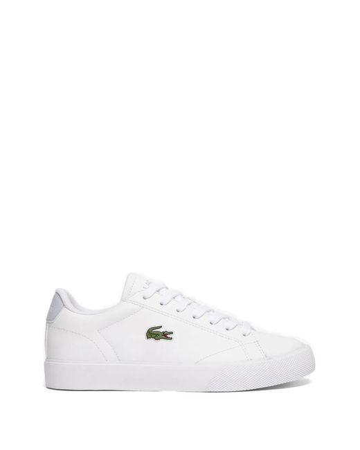 Lacoste White Lerond Logo-Detail Sneakers