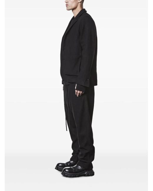 Thom Krom Black Patch Pocket Wool Jacket for men