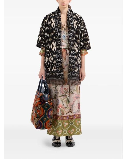 Pierre Louis Mascia Natural Floral-Print Maxi Dress