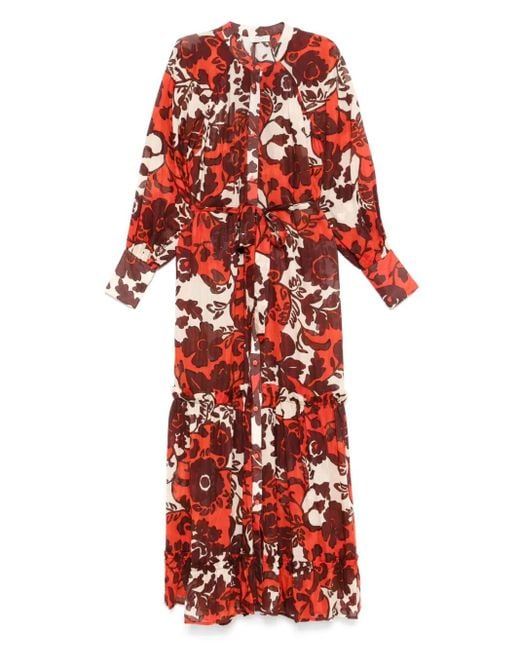 Vestido largo Nina Anjuna de color Red