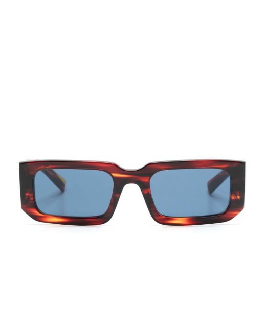 Prada Blue Rectangle-frame Sunglasses